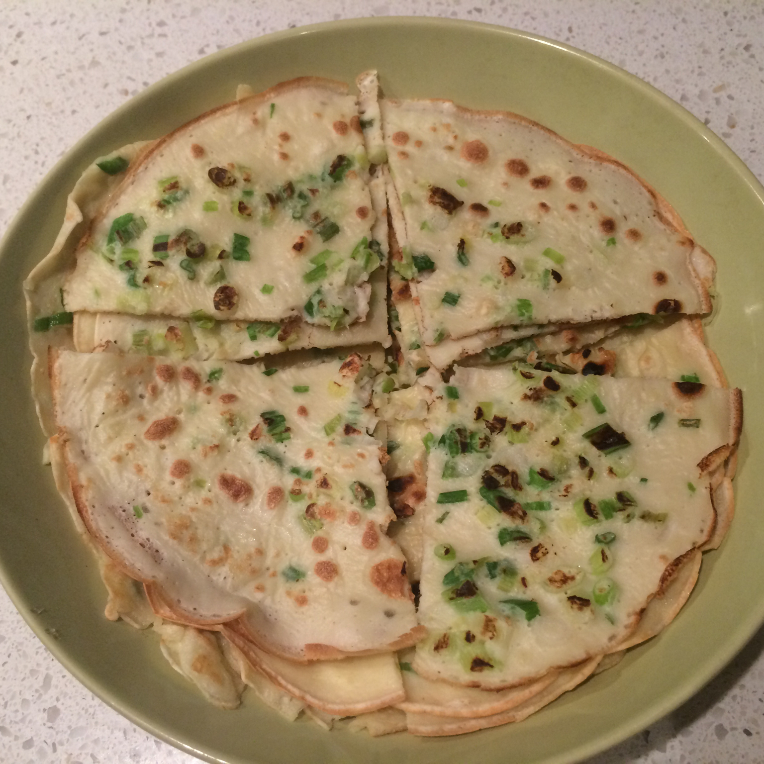 葱花鸡蛋饼
