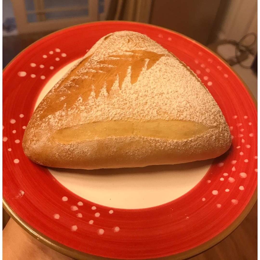 棉花糖和积雨云-牛奶红豆面包