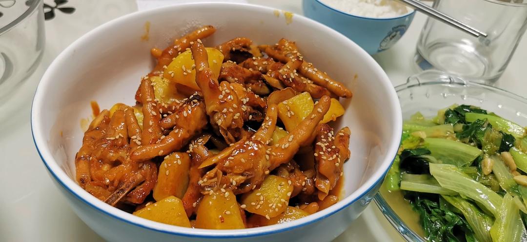特色鸡爪饭店都吃不到的超级美味😆😆