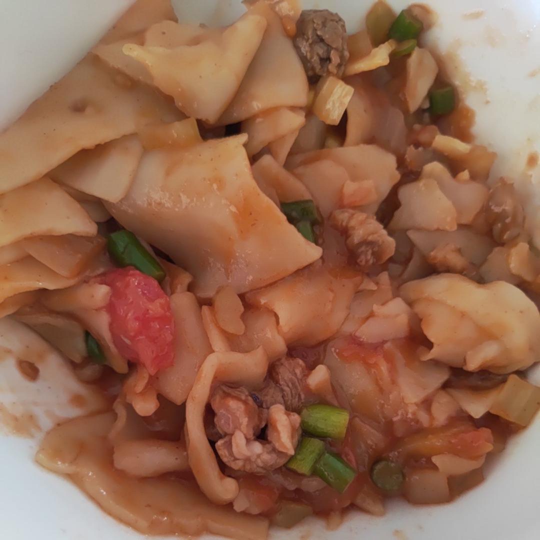 简便快捷的新疆风味炒面片