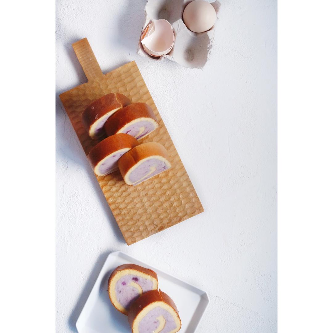 香芋紫薯蛋糕卷