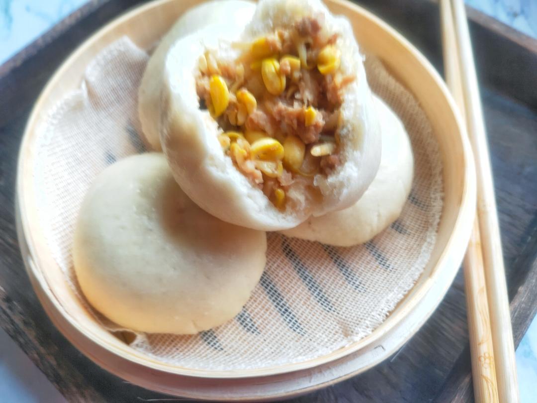 好吃的黄豆芽肉包子包子（附带生黄豆芽）的做法