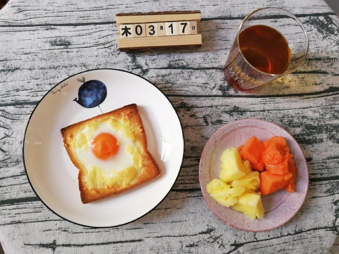 鸡蛋芝士烤吐司
