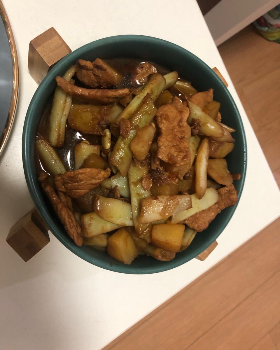 土豆焖芸豆