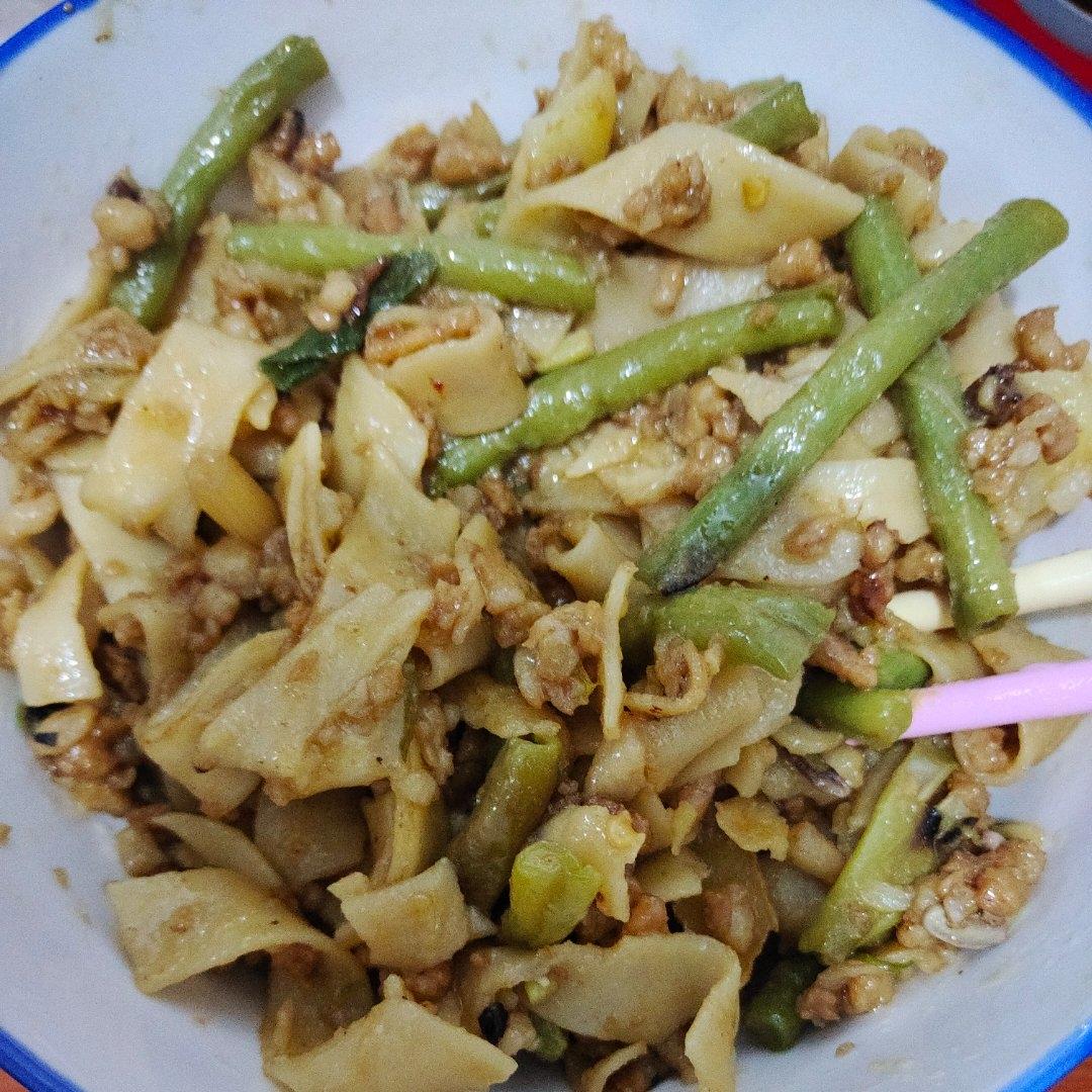 挂面版豆角焖面