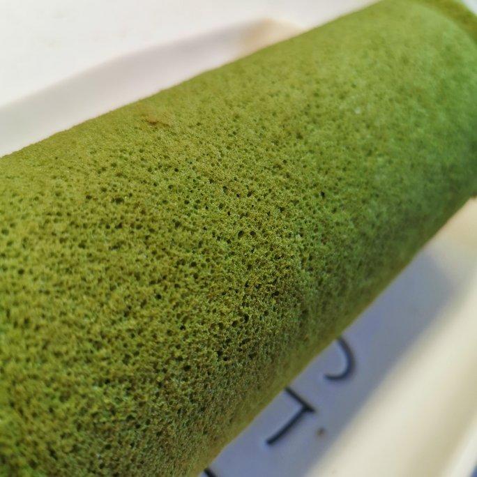 抹茶奶油蛋糕卷，一抹，倾心