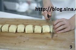 黄油水果面包卷的做法 步骤9