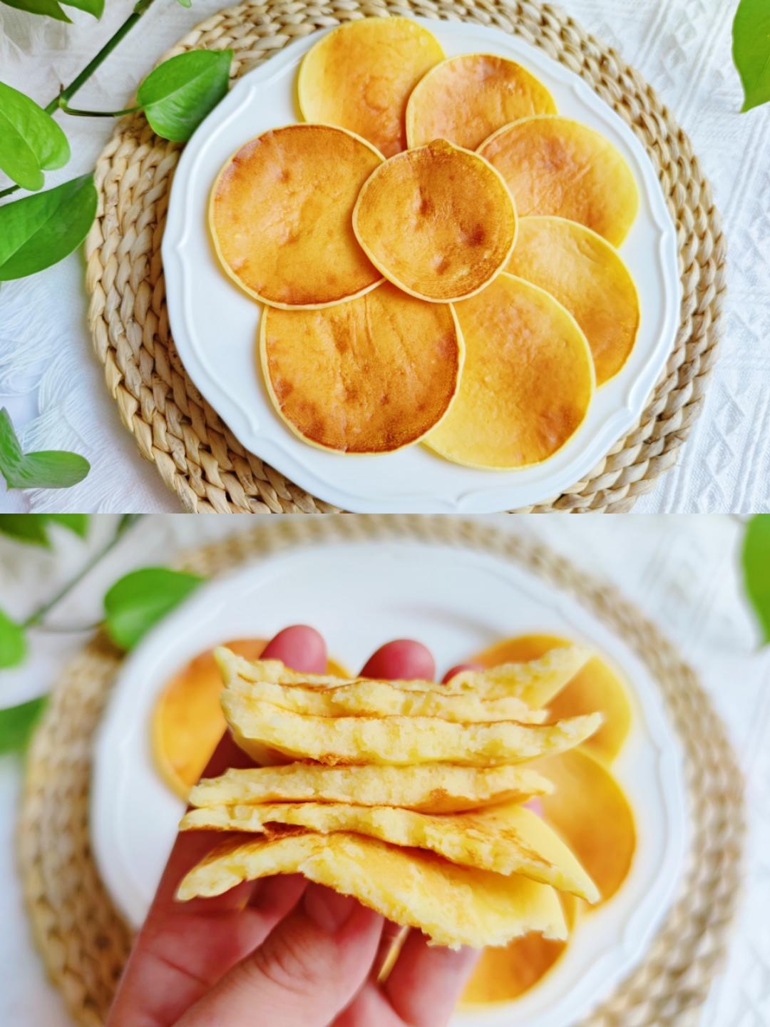 奶香浓郁的香蕉松饼