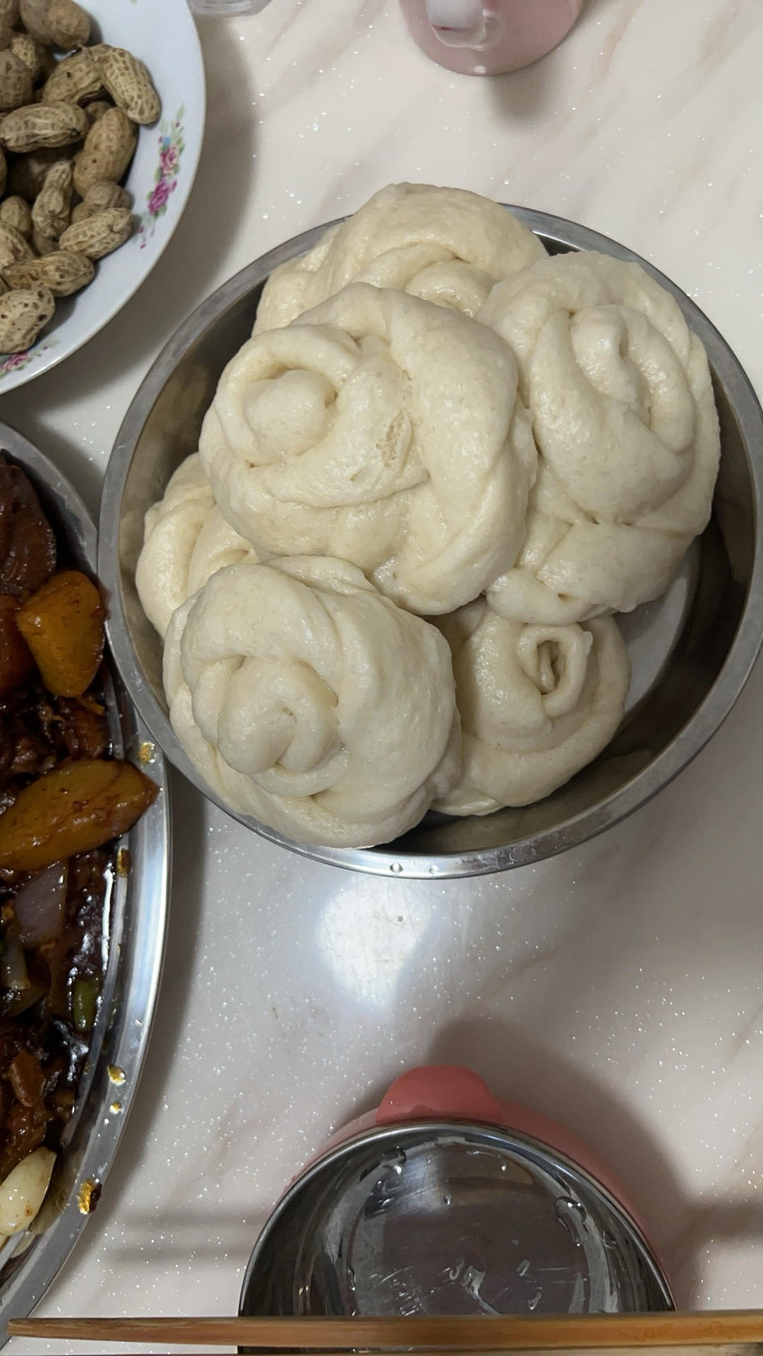 花朵馒头 一次醒发 快手面食 附细节视频详解