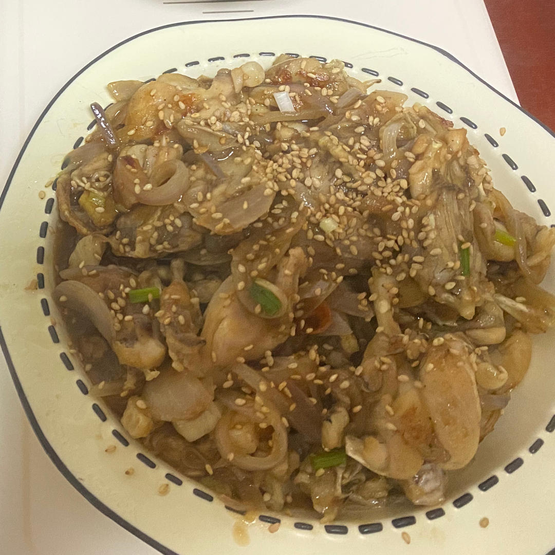 家庭版干锅牛蛙