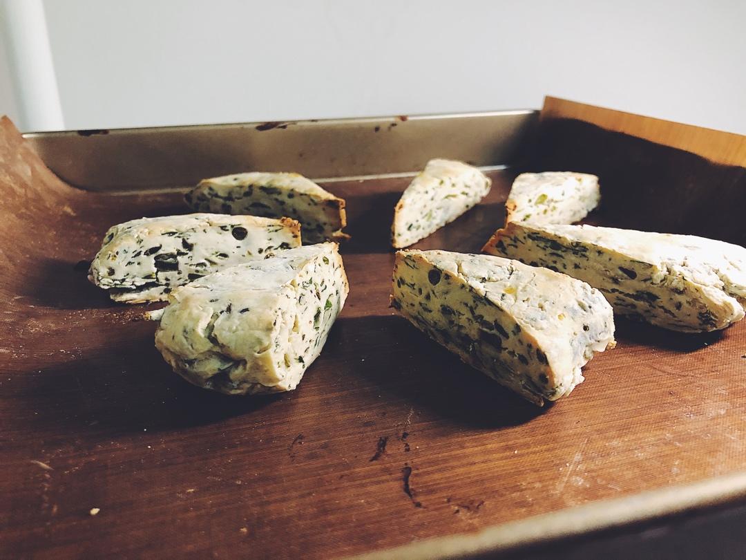 春の味-香椿司康scone【北鼎烤箱菜谱】