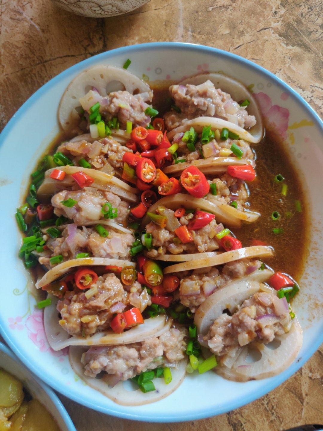 莲藕蒸肉-绝对是家宴的首选作品！