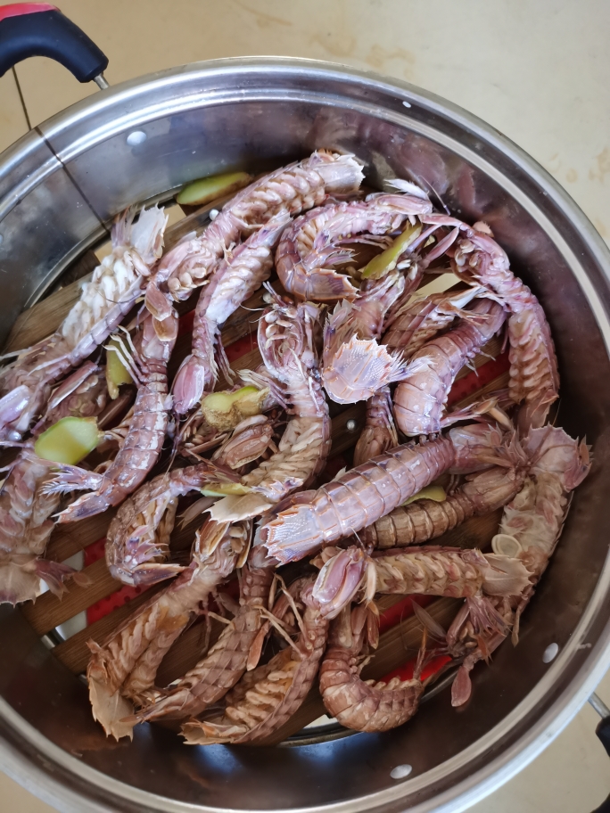 清蒸大皮皮虾的做法