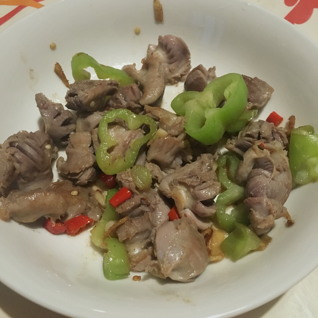 小米椒爆鸡胗