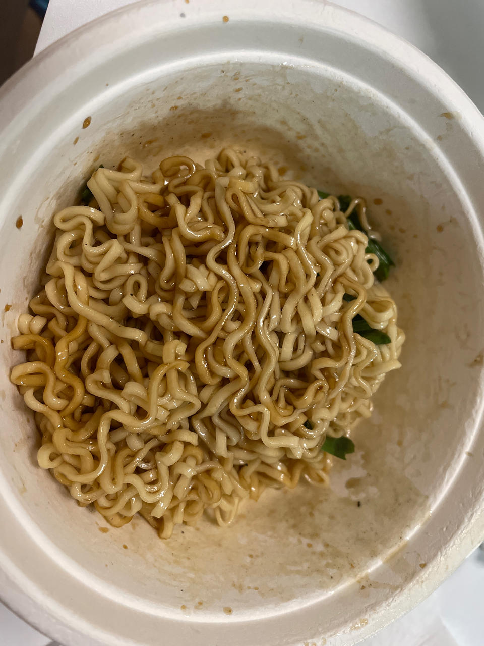 葱爆面—就是汪涵在天天向上里面做的那个啦