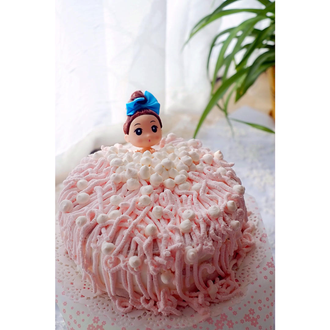 详细步骤制作泡泡浴娃娃蛋糕