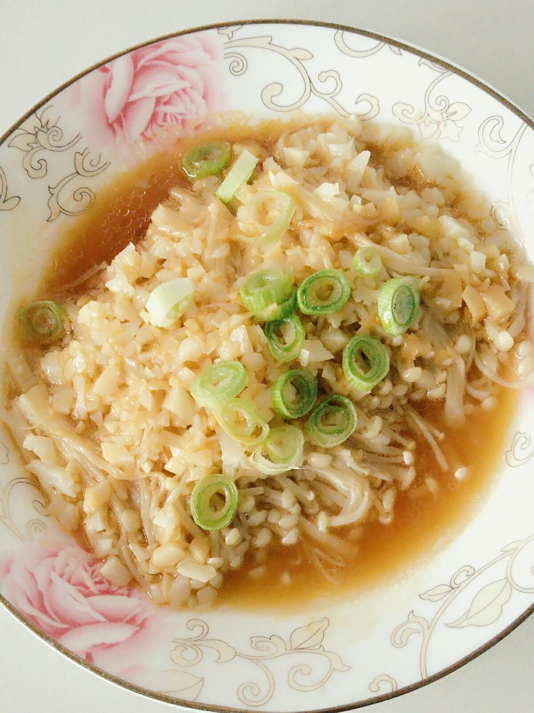 蒜蓉蒸金针菇