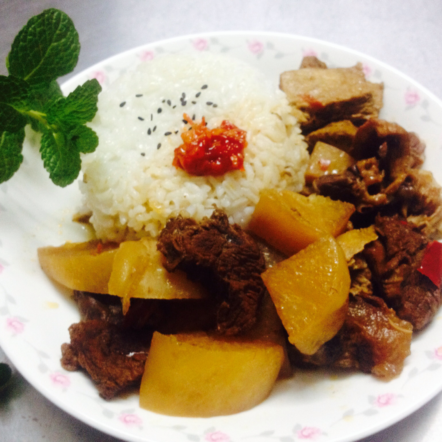 【萝卜牛腩饭图片】兔子乌龟的窝_下厨房