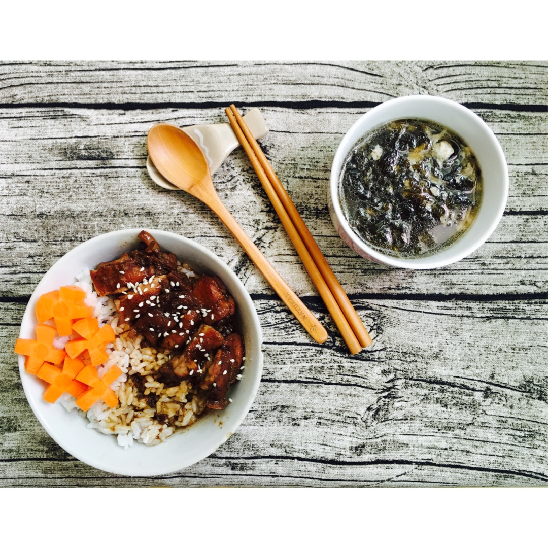 照烧鸡腿饭
