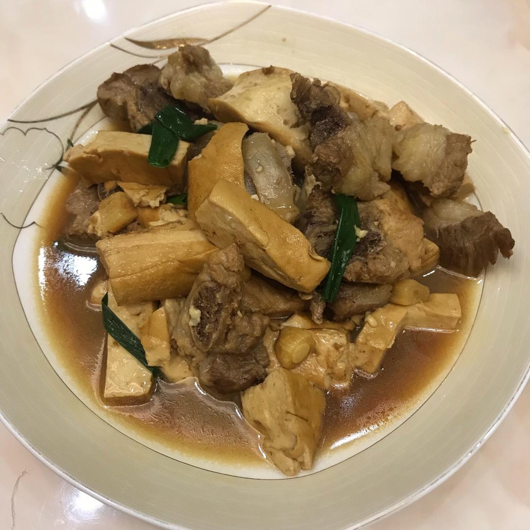 排骨豆腐干