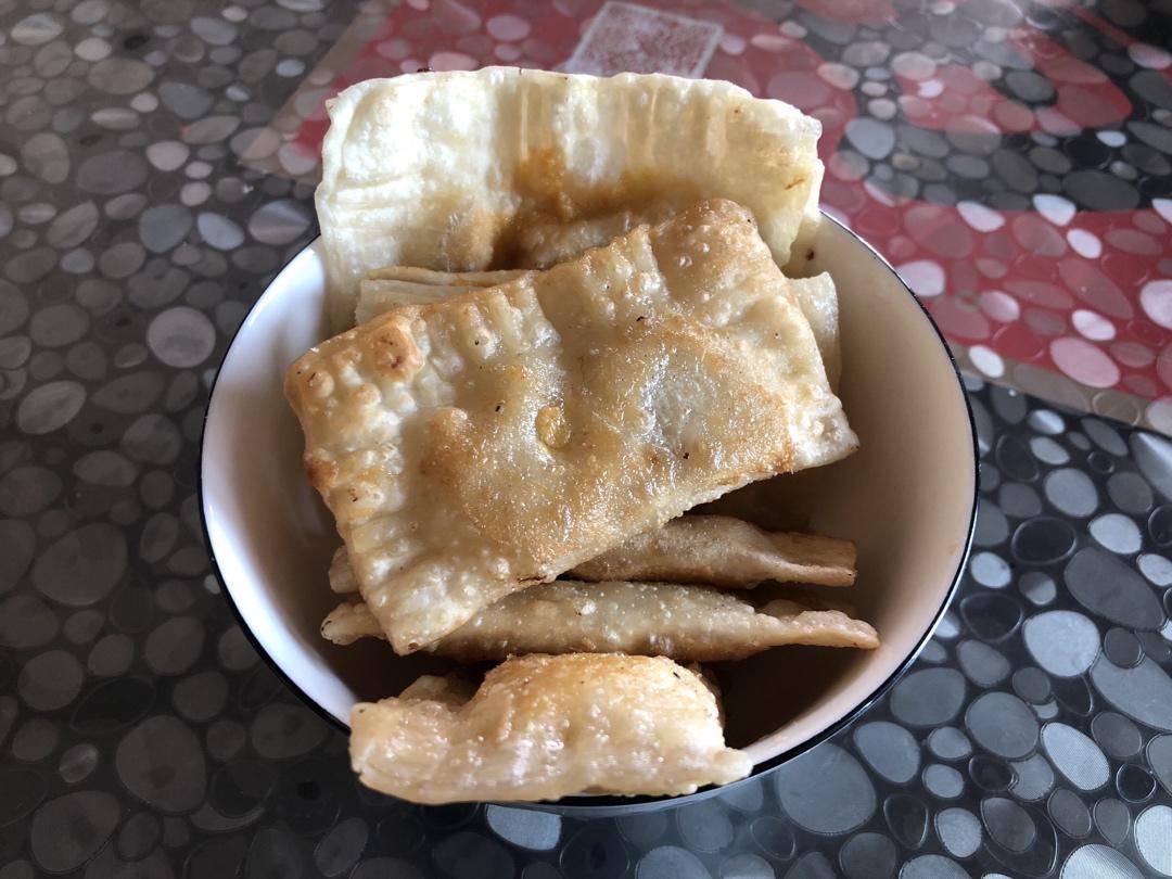 馄饨皮香蕉派