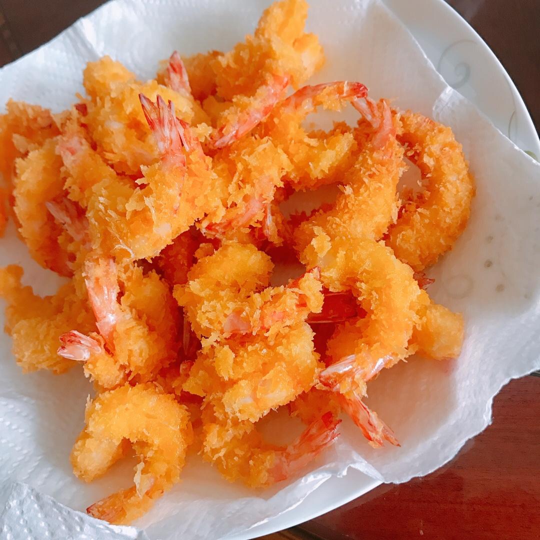 面包糠炸虾