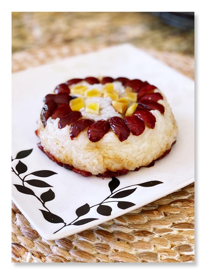 桂花豆沙八宝饭