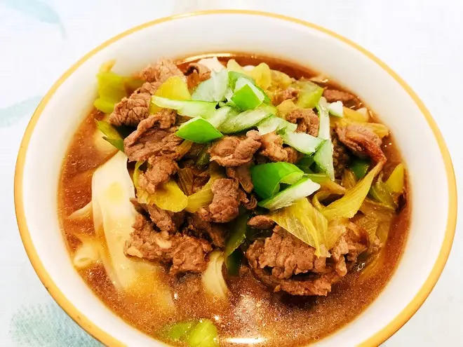 【羊肉汆面的做法步骤图,羊肉汆面怎么做好吃】皮小妞妈咪_下厨房
