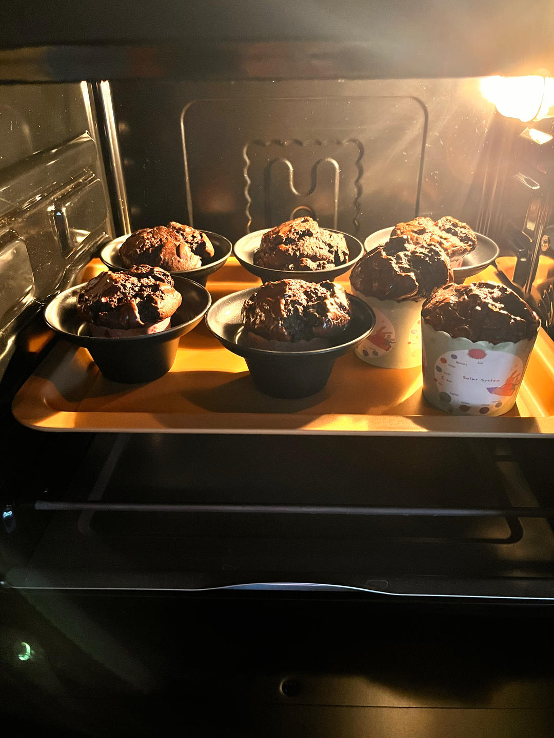 在家做巧克力蘑菇头麦芬蛋糕🍫