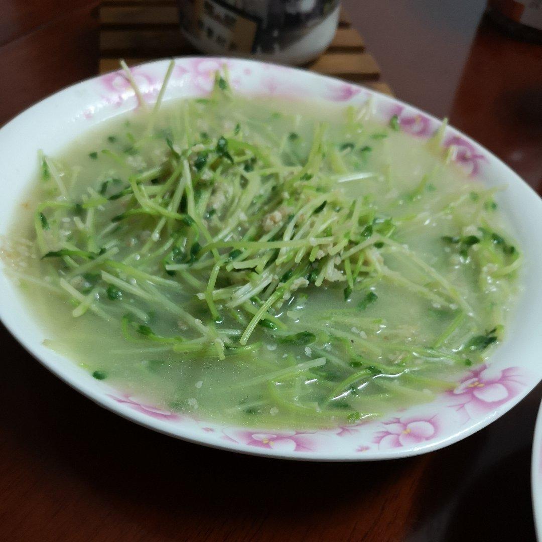 豆汤豌豆苗【食材包操作说明】