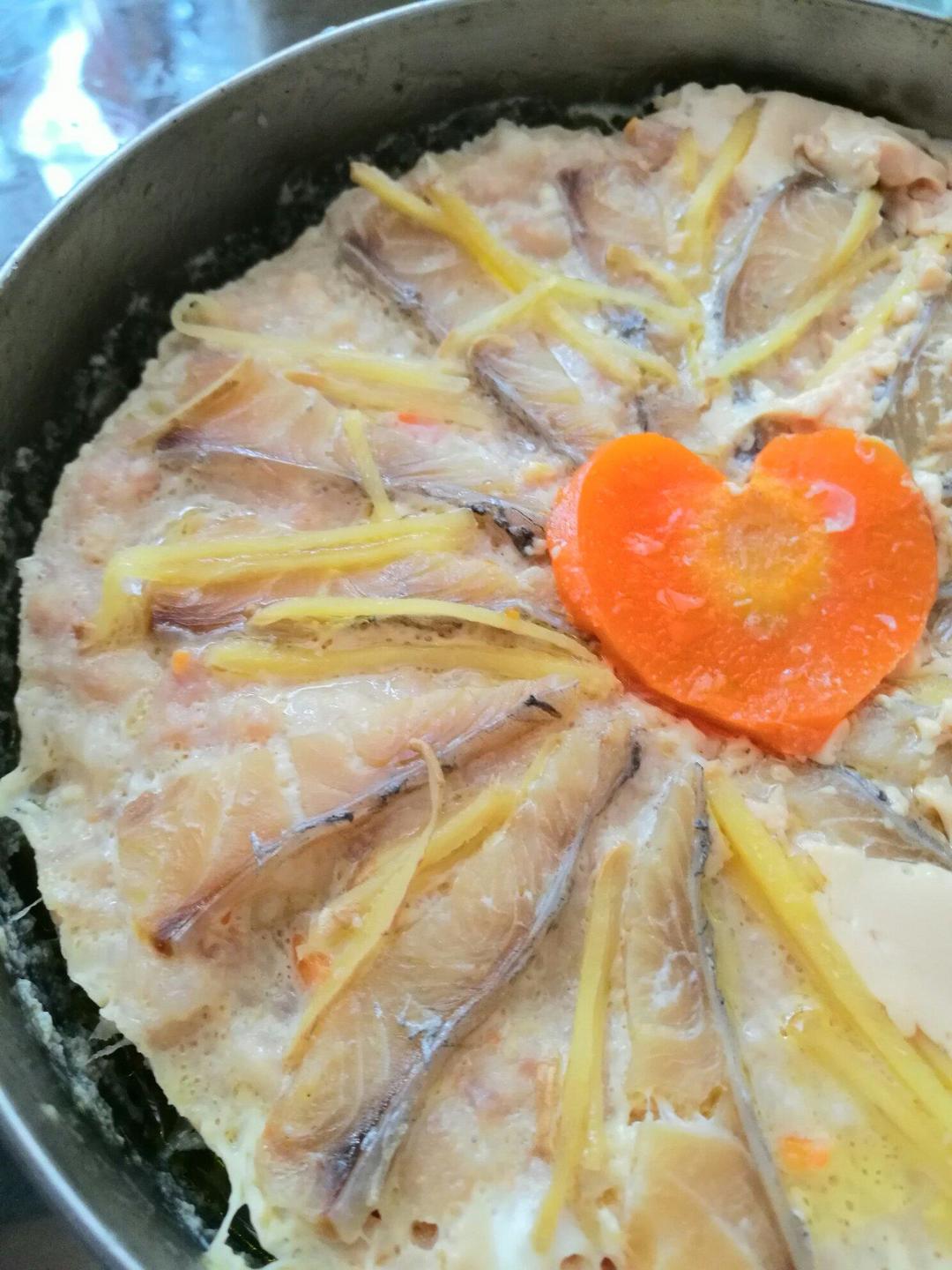 咸鱼鸡蛋蒸肉饼