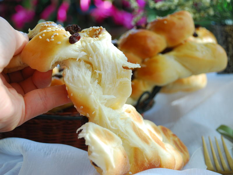 纯奶手撕吐司的做法 步骤1