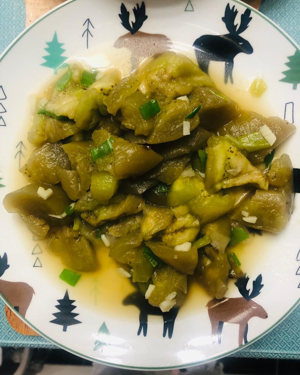 莹爸家的素熬茄子