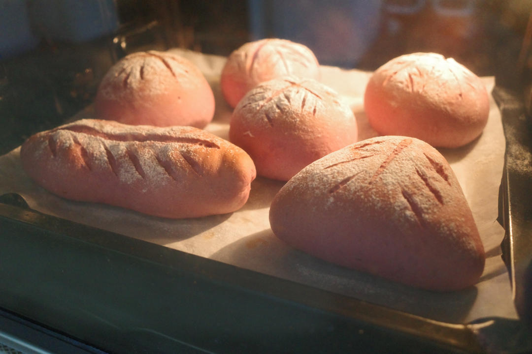 爆好吃❗️全麦芋泥麻薯软欧❗️一次成功太满足了～