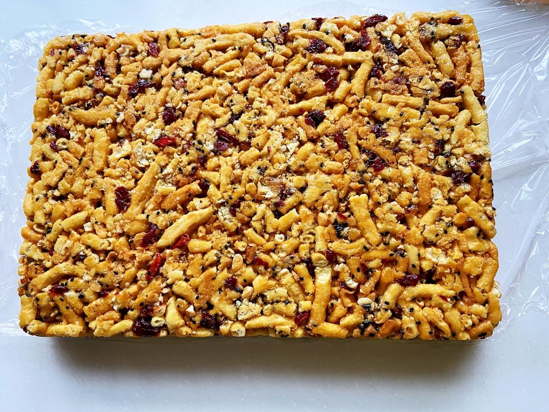 想你笑sstt做的中华名点一葱油沙琪玛