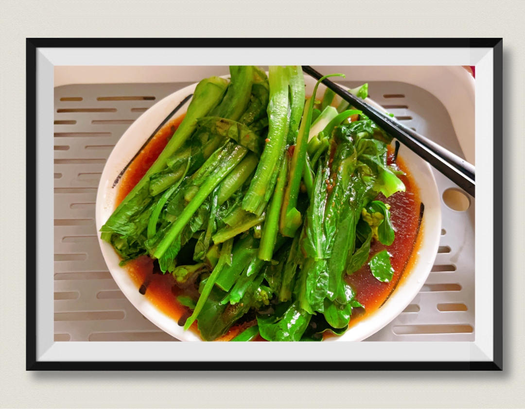 白灼芥蓝  经典快手菜