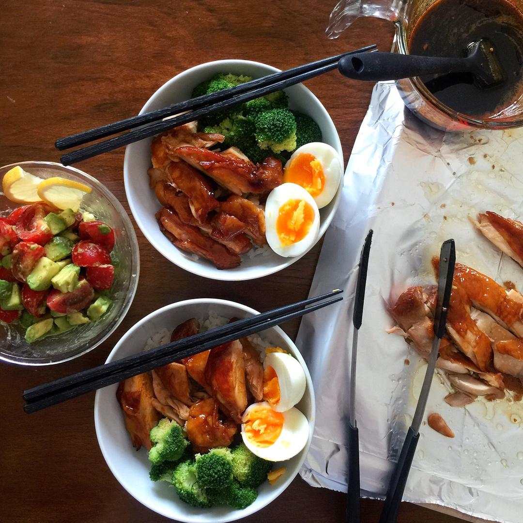 【照烧鸡腿饭】