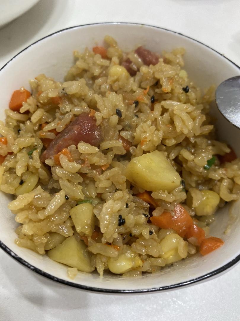 腊肠焖饭