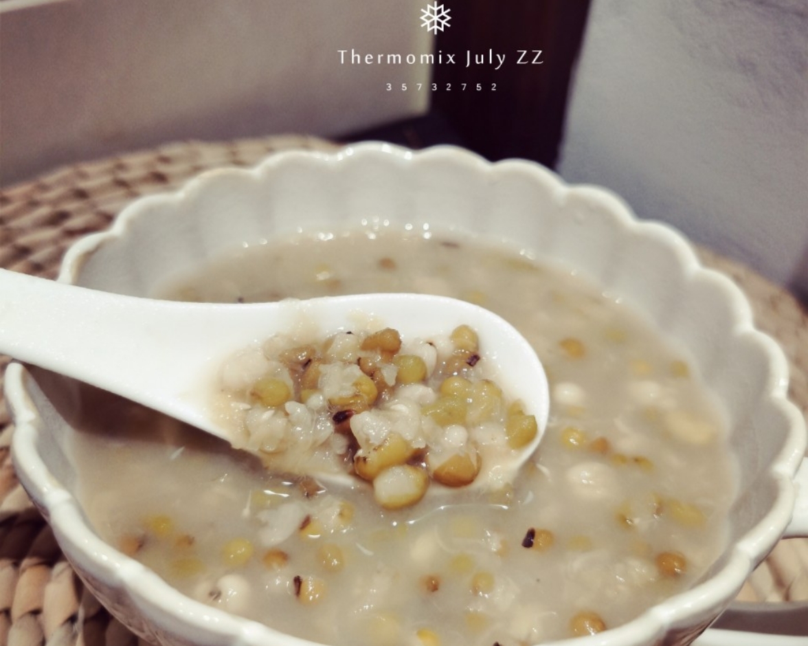 小美版 薏仁百合绿豆汤的做法