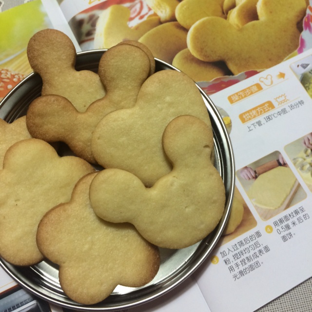 卡通黄油饼干
