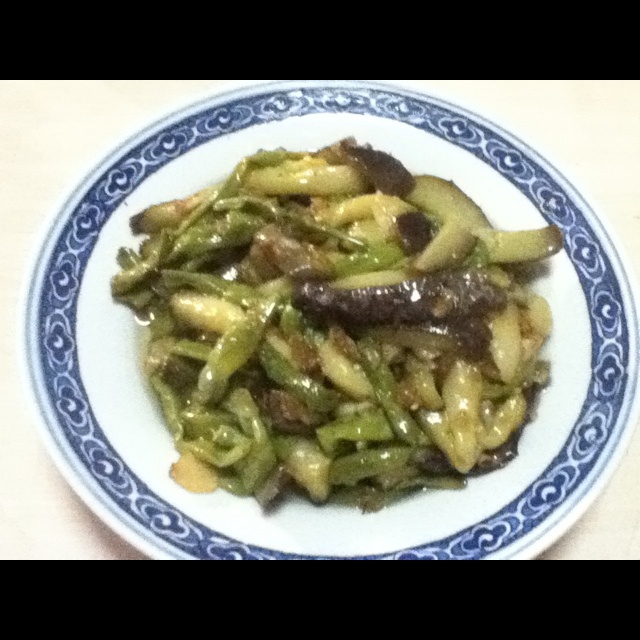 茄子烧豆角