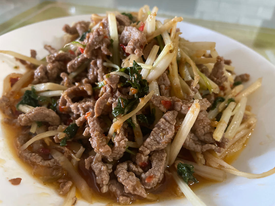 仔姜牛肉丝
