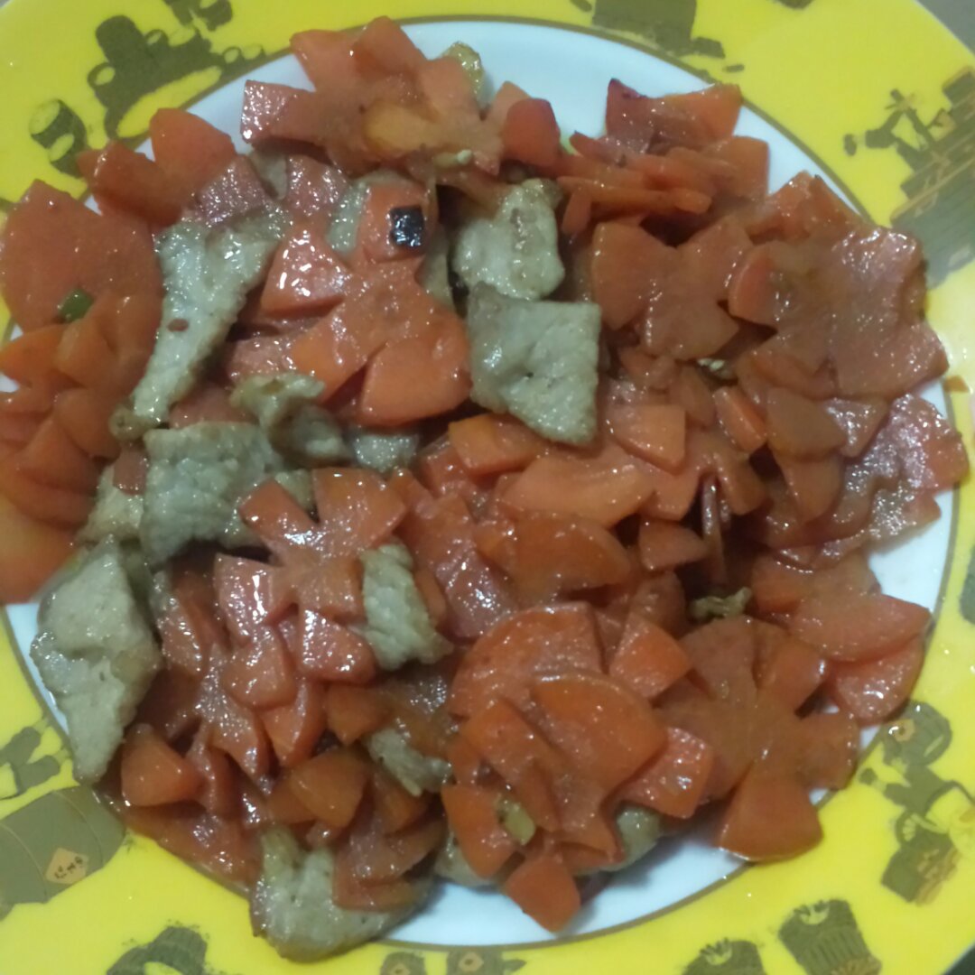 胡萝卜炒肉