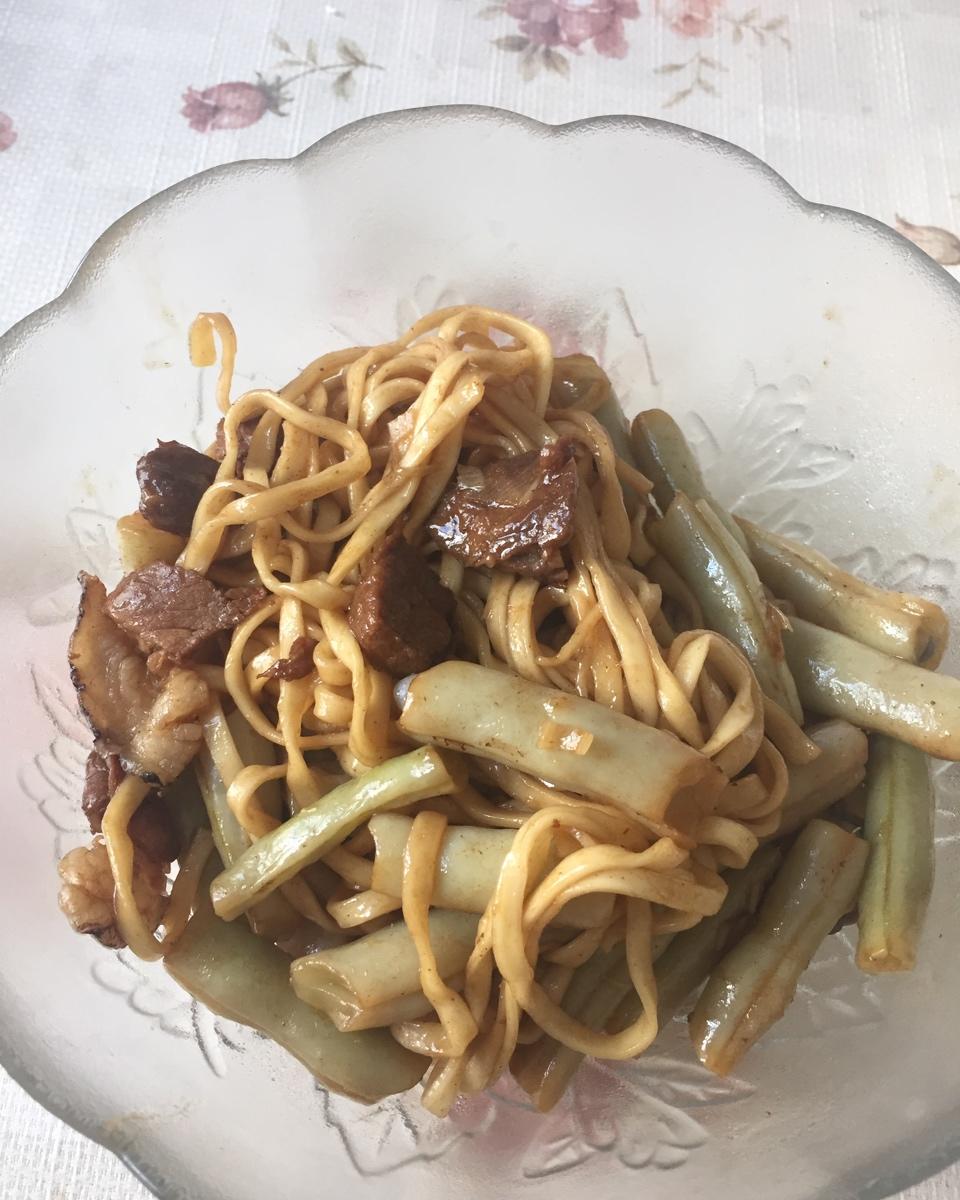 豆角焖面