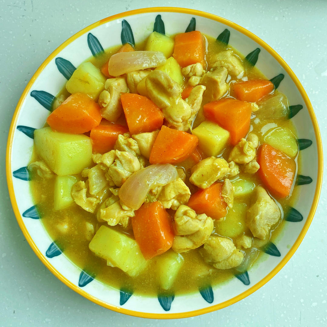 咖喱鸡块饭（百梦多咖喱超级简单版）