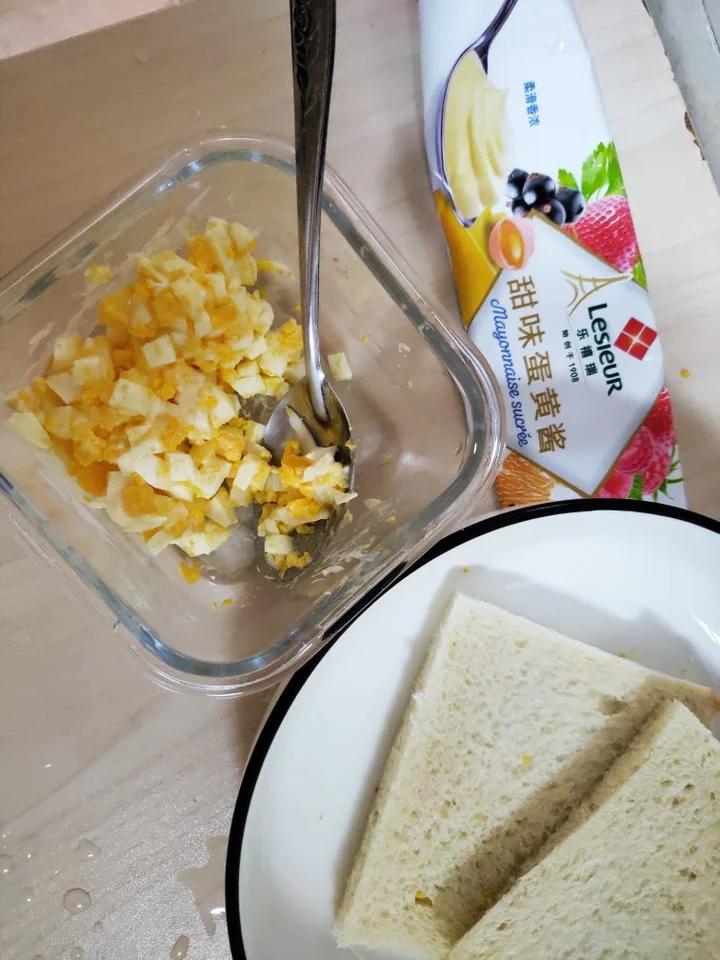 便利店同款❗️蛋黄酱三明治🥪❗️好吃哭～