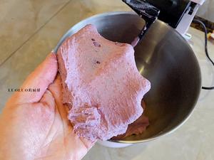 我的减脂面包㊙️50%全麦无油无糖紫薯栗子包的做法 步骤3