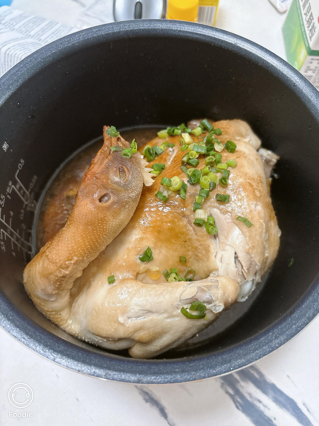 电饭煲盐焗鸡【手撕鸡】简易版