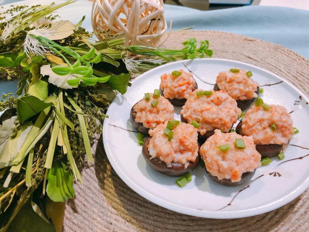 香菇蒸虾盏
