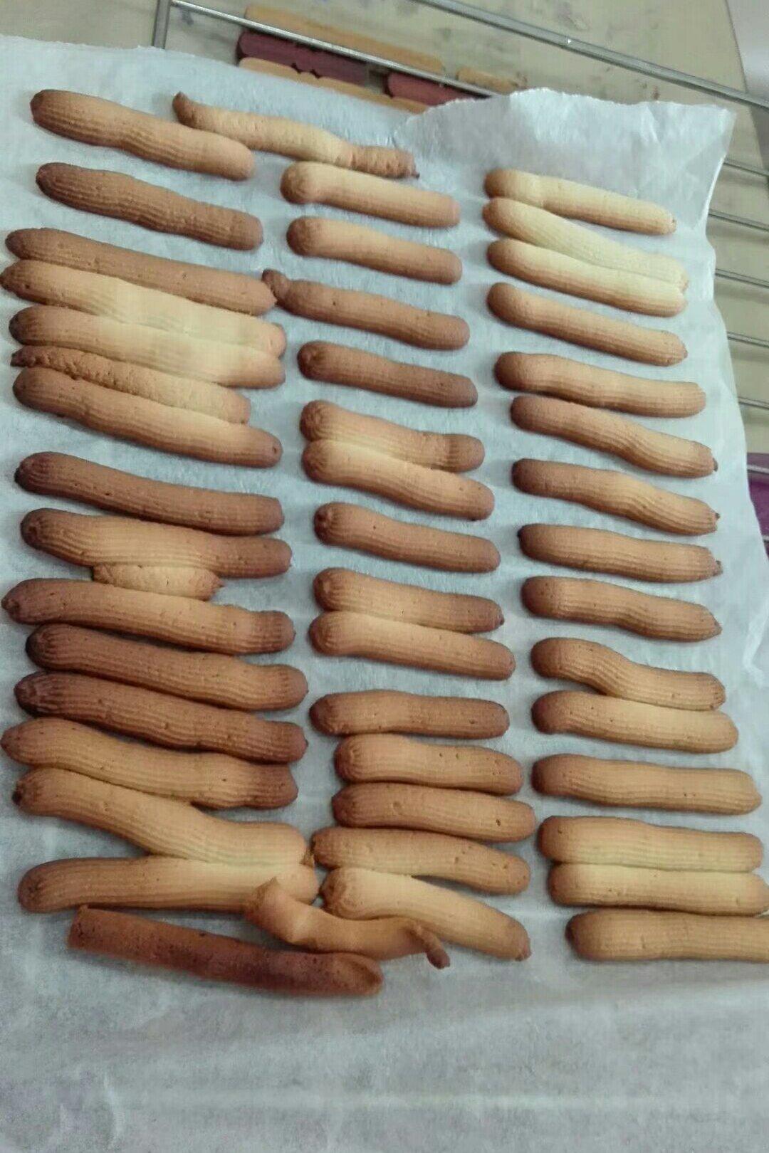 影是影子的影呢做的巧克力手指饼干
